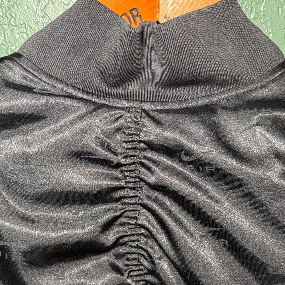 Nike Air Women's Bomber Jacket Satin Finish Medium Black - Picture 7 of 12